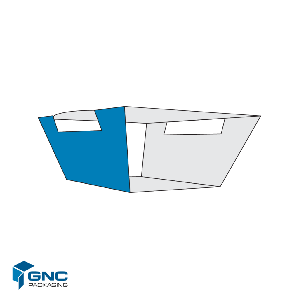 Sleeve with Tapered Side Panel by GNC Packaging