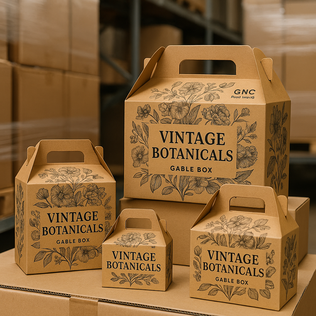 Vintage Botanicals Gable Box