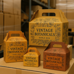 Vintage Botanicals Gable Box
