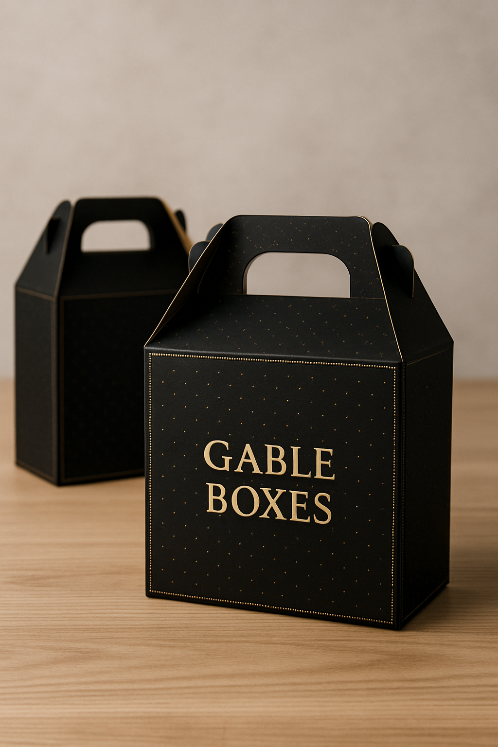 Black Gable Boxes