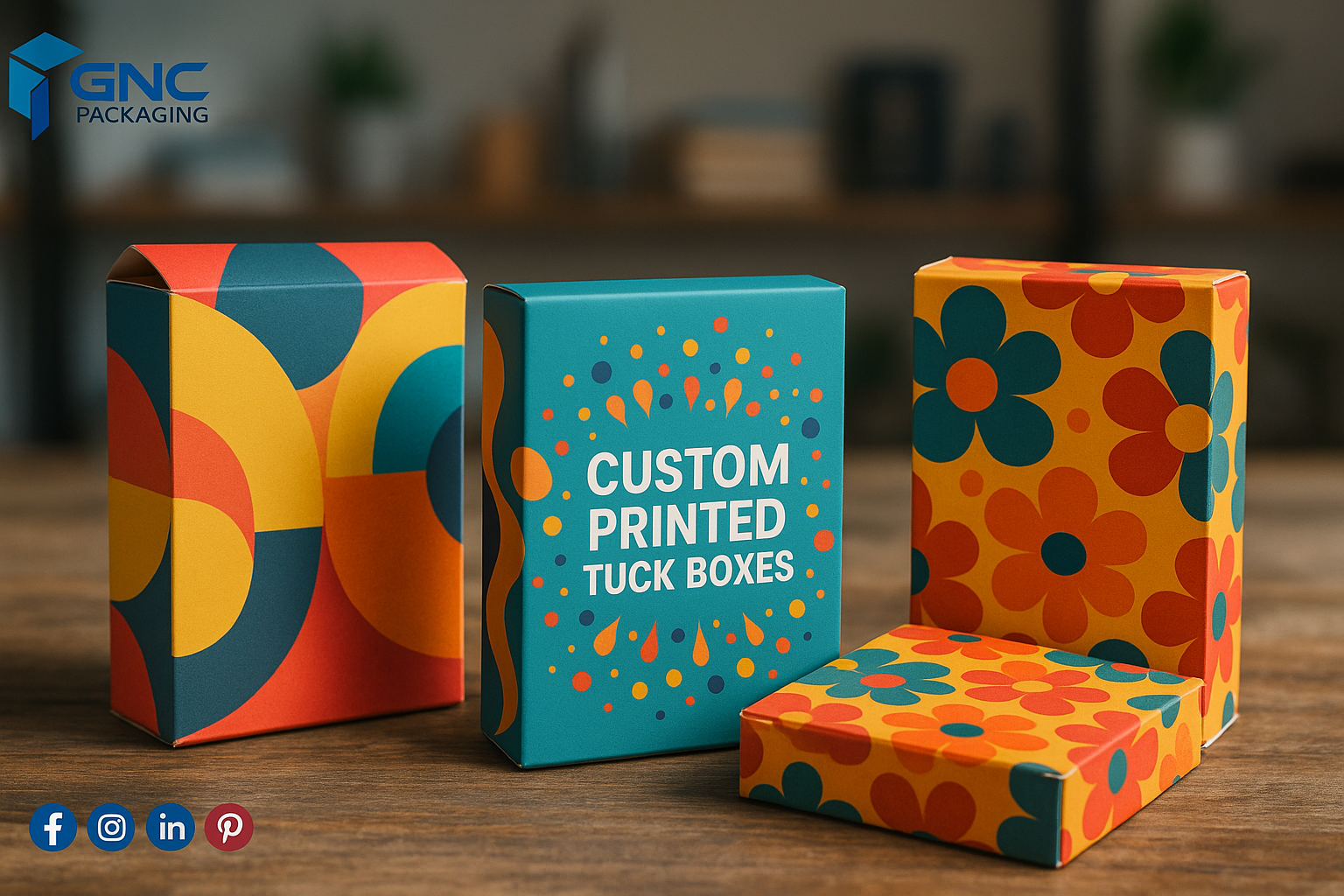 Get Custom Printed Tuck Boxes in Bulk with Zero Shipping Cost